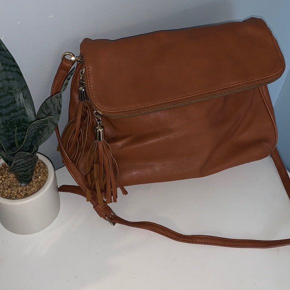 Handbags - Faux leather crossbody purse